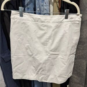 Topshop Faux Leather Skirt